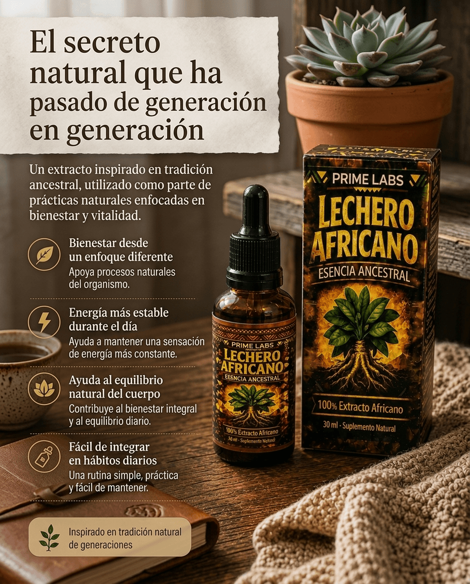 LECHERO AFRICANO — Extracto natural 30 ml