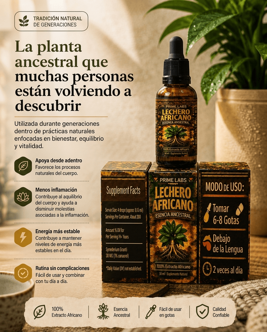 LECHERO AFRICANO — Extracto natural 30 ml