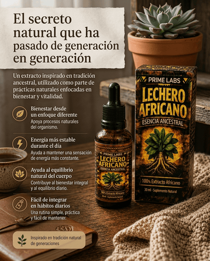 LECHERO AFRICANO — Extracto natural 30 ml