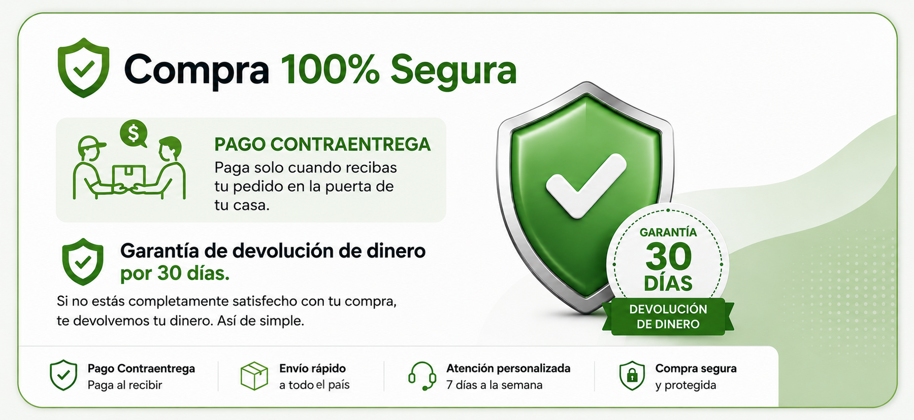 Compra segura y garantía